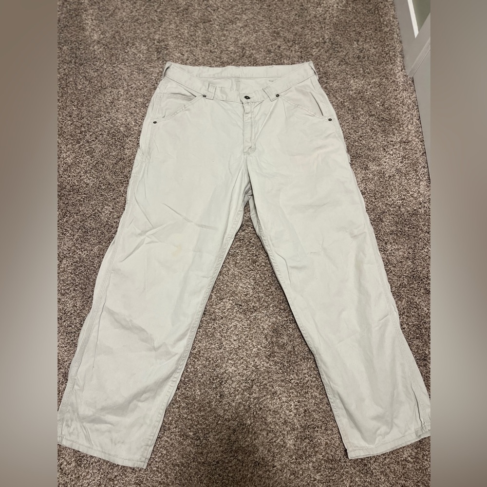 LEE DUNGAREES. rare-ish white version.